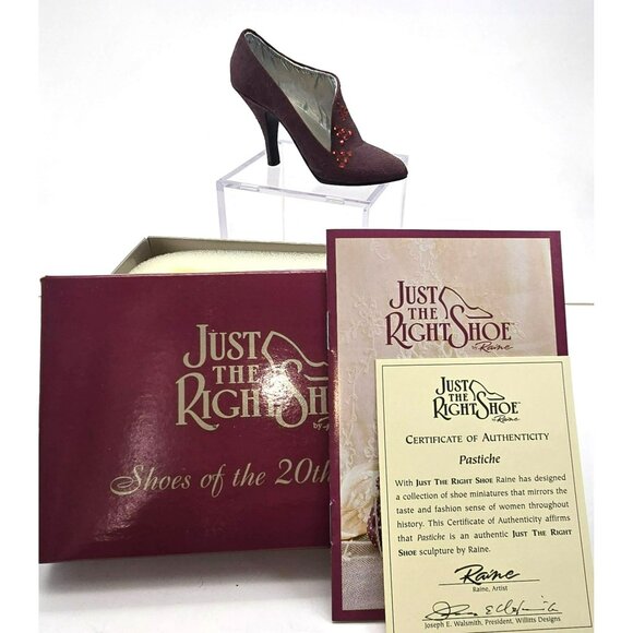 Just The Right Shoe "Pastiche" Miniature Sculpture By Raine Box & COA PR607 - Picture 2 of 9